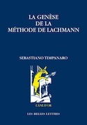 Genèse de la méthode de Lachmann (La)